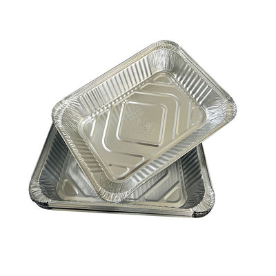 Plateau de tôle d'aluminium pour les produits alimentaires Contenant de tôle pour les plats à emporter