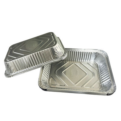 Plateau de tôle d'aluminium pour les produits alimentaires Contenant de tôle pour les plats à emporter