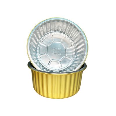 Contenant alimentaire Commande sur commande à chaud Disposable rond en papier d'aluminium gâteau Cuillères à pain Ventes