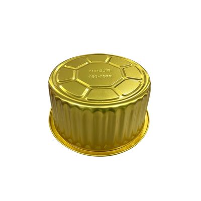 Contenant alimentaire Commande sur commande à chaud Disposable rond en papier d'aluminium gâteau Cuillères à pain Ventes
