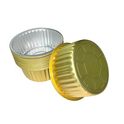 Contenant alimentaire Commande sur commande à chaud Disposable rond en papier d'aluminium gâteau Cuillères à pain Ventes