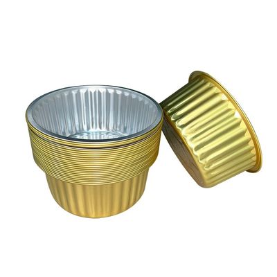 Contenant alimentaire Commande sur commande à chaud Disposable rond en papier d'aluminium gâteau Cuillères à pain Ventes