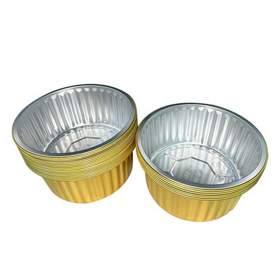 Contenant alimentaire Commande sur commande à chaud Disposable rond en papier d'aluminium gâteau Cuillères à pain Ventes
