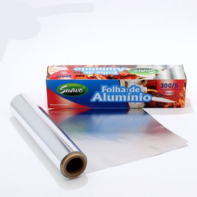 Logo personnalisé rouleau de papier d'aluminium antiadhésif lourd pour les besoins de cuisine