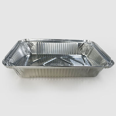 Plateaux de contenant alimentaire pour les repas à emporter avec feuille d'aluminium écologique