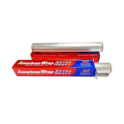 Foil d'aluminium, rouleaux de papier jetables 300 mm 450 mm épaisseur personnalisée