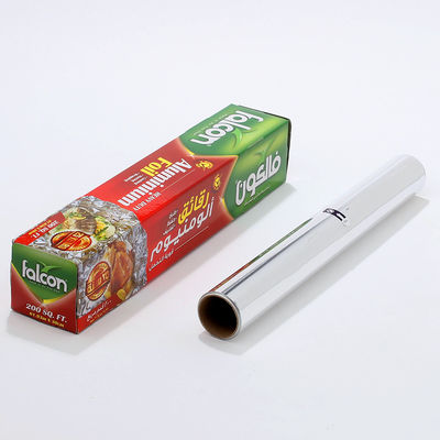 Rouleau de feuille d'aluminium domestique de largeur personnalisée de qualité alimentaire pour les besoins de cuisson et de barbecue