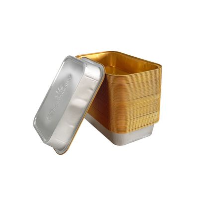 Contenant pour gâteaux en feuille d'aluminium destiné à un stockage sûr et hygiénique des desserts