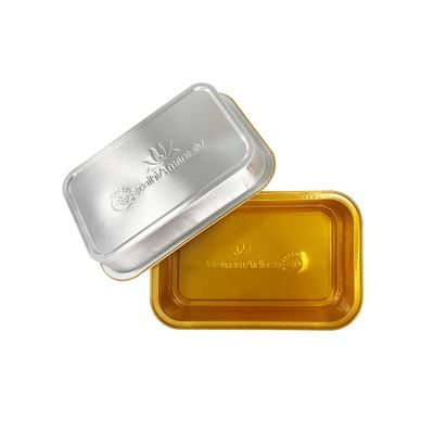 Contenant pour gâteaux en feuille d'aluminium destiné à un stockage sûr et hygiénique des desserts