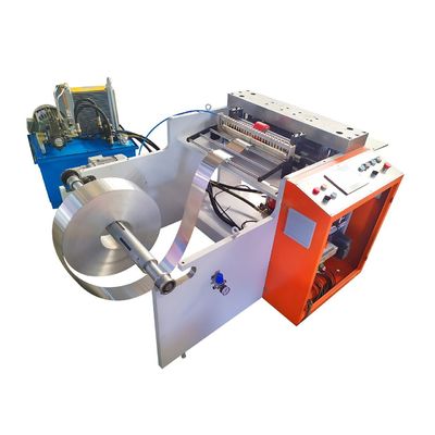 Machine de presse à lame de scie semi-automatique pour restaurant en boîte à couleurs en papier d'aluminium