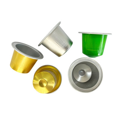 Capsule de café vide en papier d'aluminium coloré NespressoCapsules de stockage de café pour aliments
