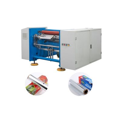 Machine de remontage de papier de cuisine en feuille d'aluminium semi-automatique avec et 3 kW de puissance