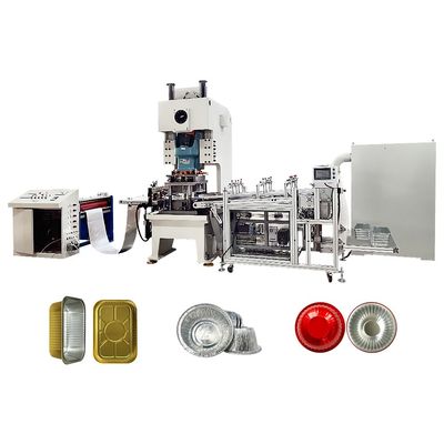 2023 ligne de production d'emballages en bois pour la fabrication de conteneurs à emporter en aluminium jetable