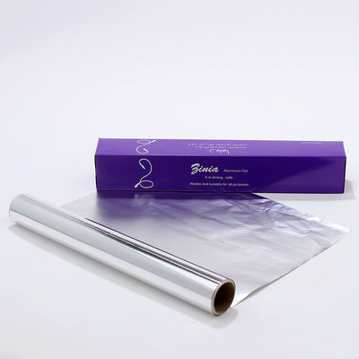 Longueur personnalisée argent doux forme facile de qualité alimentaire papier de papier de boulangerie papier d'aluminium pour le ménage rouleaux