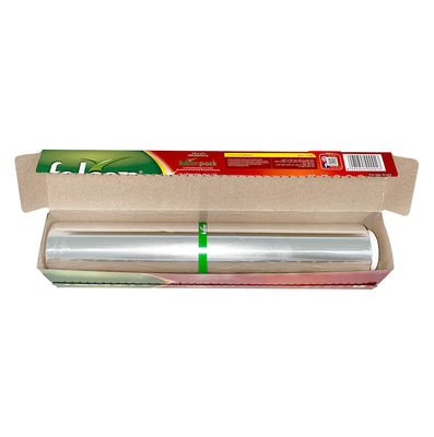 Folie d'aluminium de cuisine à usage lourd 8011 en argent, rouleau de feuille de cuisson alimentaire avec coupe-glisse