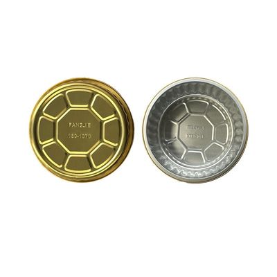 Contenant en feuille d'aluminium écologique pour emballage de crème glacée colorée