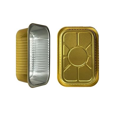 Contenant en feuille d'aluminium écologique pour emballage de crème glacée colorée