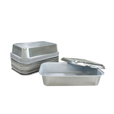 Commande personnalisée acceptée Petit contenant alimentaire en papier d'aluminium pour emballage aérien