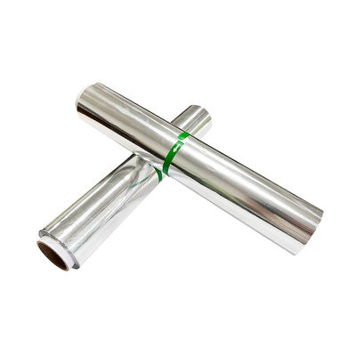 Papier à rouleaux en aluminium argenté avec réglage de longueur personnalisé et surface lubrifiée