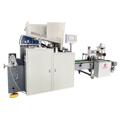 Machine de remontage de feuille d'aluminium à étiquette courte entièrement automatique 4.5kw