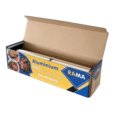 Surface lubrifiée 18 microns papier à rouleaux en feuille d'aluminium pour emballage alimentaire sur mesure