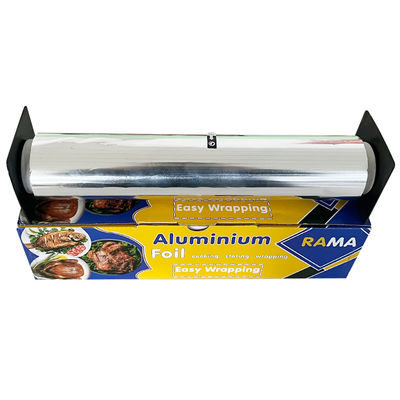 Surface lubrifiée 18 microns papier à rouleaux en feuille d'aluminium pour emballage alimentaire sur mesure