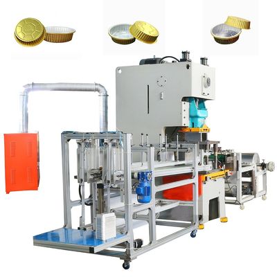 Machine professionnelle de fabrication automatique de conteneurs en papier d'aluminium pour boîte à lunch à emporter