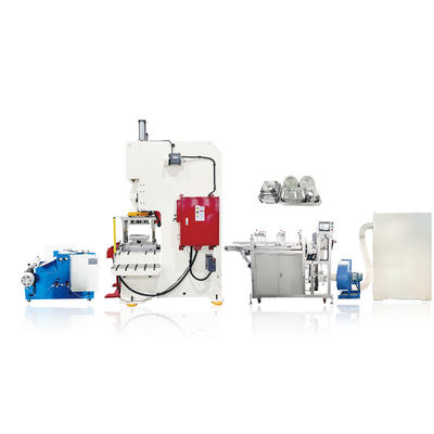 Machine de poinçonnage automatique de conteneur en feuille d'aluminium avec une largeur maximale de 750 mm OEM