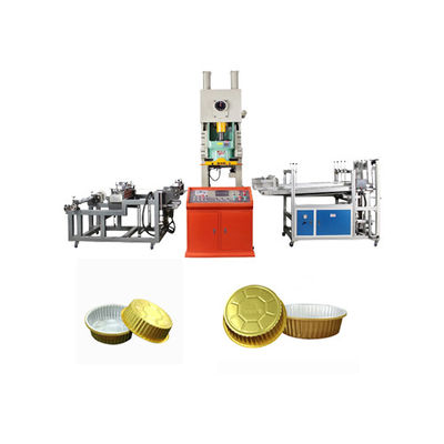 Machine de poinçonnage automatique de conteneur en feuille d'aluminium avec une largeur maximale de 750 mm OEM
