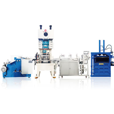 7.5KW puissance du moteur principal machine automatique de fabrication de conteneurs en feuille d'aluminium