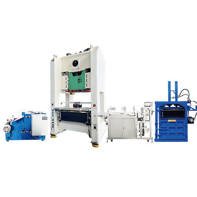 7.5KW puissance du moteur principal machine automatique de fabrication de conteneurs en feuille d'aluminium