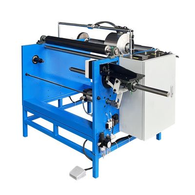Machine de remontage manuel de feuilles à un seul arbre pour l'aluminium