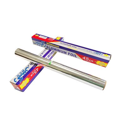 Cuisine personnalisée Longueur 8011 Foil d'aluminium ménager papier d'emballage rouleau Logo personnalisé
