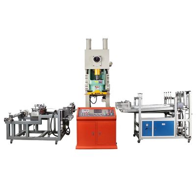 Machine automatique de fabrication de conteneurs en feuille d'aluminium pour le type d'emballage de boîtes