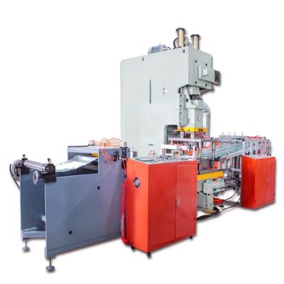 Machine automatique de fabrication de conteneurs en feuille d'aluminium pour le type d'emballage de boîtes