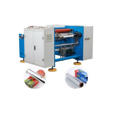 Rewinders électriques semi-automatiques pour la découpe de films en feuille d'aluminium pour matériaux fins