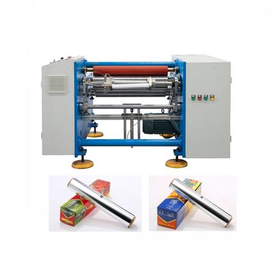 Rewinders électriques semi-automatiques pour la découpe de films en feuille d'aluminium pour matériaux fins