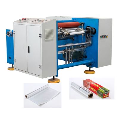 Rewinders électriques semi-automatiques pour la découpe de films en feuille d'aluminium pour matériaux fins