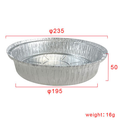 9 pouces rondes en feuille de pizza casserole contenant en feuille d'aluminium plateau pour la torréfaction des aliments