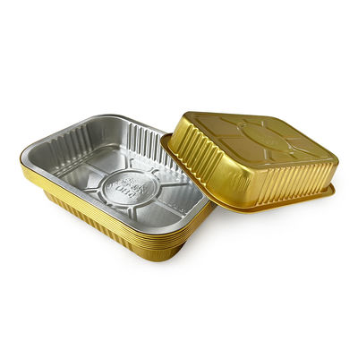 Emballage alimentaire jetable en aluminium pour cuisson et emballage pratiques