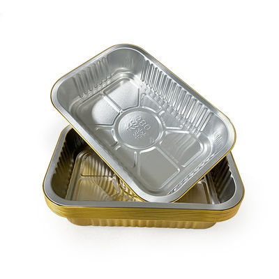 Emballage alimentaire jetable en aluminium pour cuisson et emballage pratiques