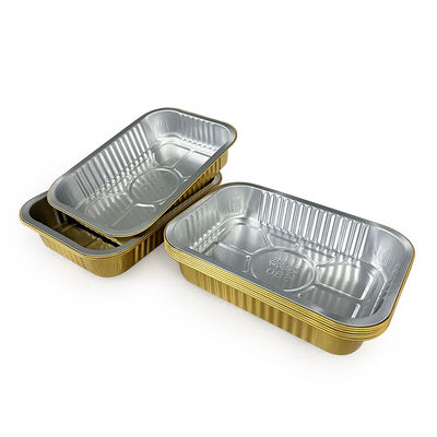 Emballage alimentaire jetable en aluminium pour cuisson et emballage pratiques