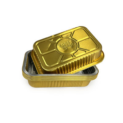 Emballage alimentaire jetable en aluminium pour cuisson et emballage pratiques