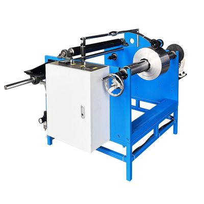 Machine de remontage manuel de rouleaux en feuille d'aluminium pour petits ménages de 350 kg de capacité