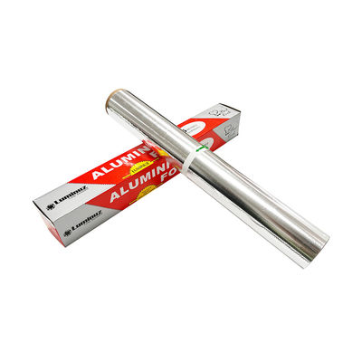 30 microns papier en rouleau en feuille d'aluminium 10m avec surface lubrifiée pour emballage alimentaire