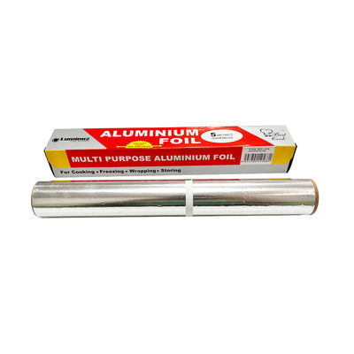 30 microns papier en rouleau en feuille d'aluminium 10m avec surface lubrifiée pour emballage alimentaire