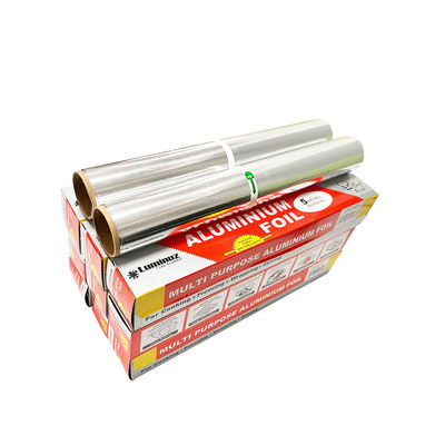 30 microns papier en rouleau en feuille d'aluminium 10m avec surface lubrifiée pour emballage alimentaire