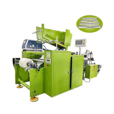 Machine de remontage automatique avancée de rouleaux en feuille d'aluminium pour matériaux d'emballage en bois
