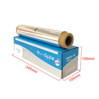 8011 Rouleau de papier en feuille d'aluminium ménager de qualité alimentaire en alliage pour rouleau d'emballage jetable