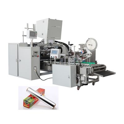 Machine automatique à haute vitesse de 380 V pour la fabrication de feuilles d'aluminium pour la découpe et le remontage des rouleaux